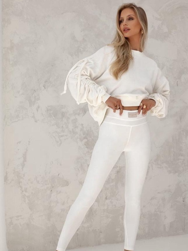 LEGGINSY LILJA ECRU SEMPRE
